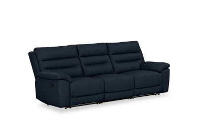 BEARMAN LEATHER 3 Seater Recliners