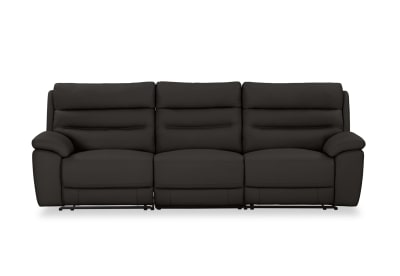 BEARMAN LEATHER 3 Seater Recliners
