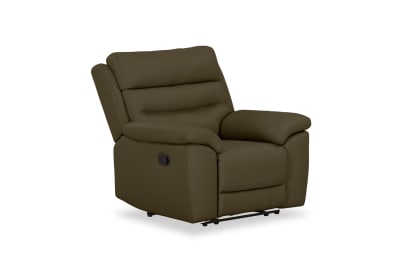 BEARMAN LEATHER Manual Recliner