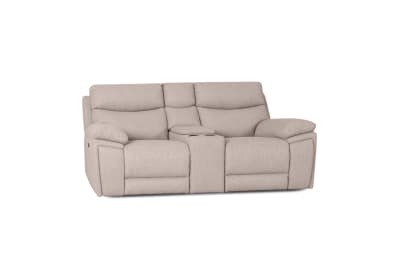 BRAVORA FABRIC 2 Seater with Inbuilt Electric Recliners and Console