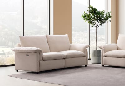 NICKI FABRIC 3 Seater Electric Recliner