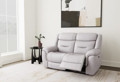 BRAYLON LEATHER 2 Seater Electric Recliner
