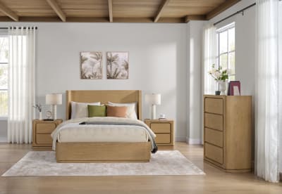 REINE 4 Piece King Tall Chest Bedroom Suite
