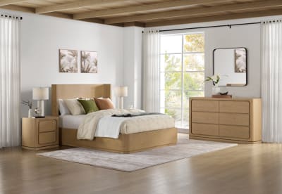 REINE 4 Piece Queen Dresser Bedroom Suite