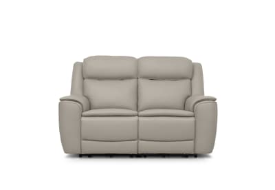 GLUSMAN LEATHER 2 Seater Electric Recliner