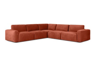 NEROLIE FABRIC 5 Seater Corner Lounge
