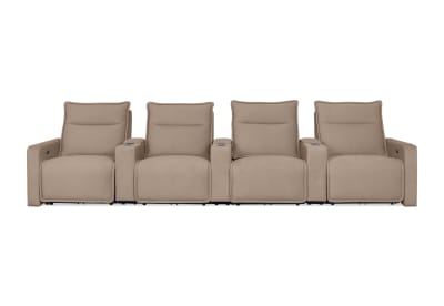 ALCINA FABRIC 4 Seater Theatre Suite
