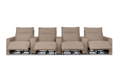 ALCINA FABRIC 4 Seater Theatre Suite