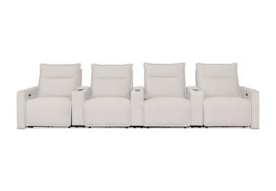 ALCINA FABRIC 4 Seater Theatre Suite