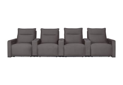ALCINA FABRIC 4 Seater Theatre Suite