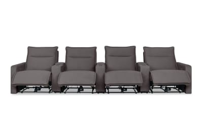 ALCINA FABRIC 4 Seater Theatre Suite