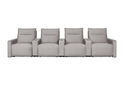 ALCINA FABRIC 4 Seater Theatre Suite