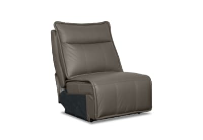 ALCINA LEATHER Modular Armless Fixed Chair