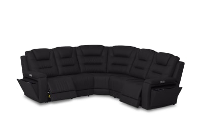 AGASSI FABRIC 5 Seater Corner Lounge
