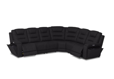 AGASSI FABRIC 6 Seater Corner Lounge