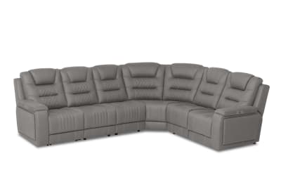 AGASSI FABRIC 6 Seater Corner Lounge