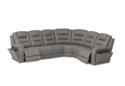 AGASSI FABRIC 6 Seater Corner Lounge