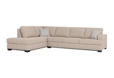 CALEY FABRIC 4 Seater Sofa with Left-Hand Facing Chaise