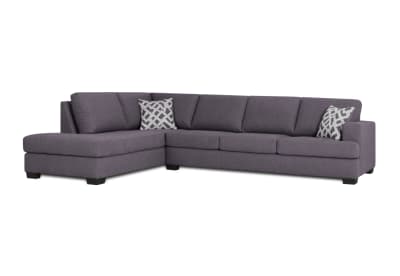 CALEY FABRIC 4 Seater Sofa with Left-Hand Facing Chaise