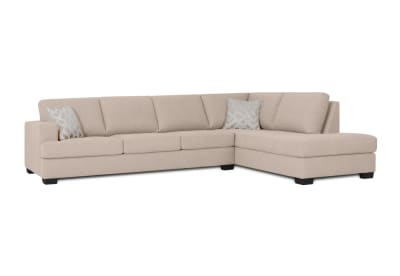 CALEY FABRIC 4 Seater Sofa with Right-Hand Facing Chaise