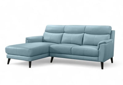CHAFFEE LEATHER 3 Seat LHF Chaise