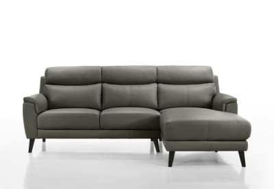 CHAFFEE LEATHER 3 Seat RHF Chaise