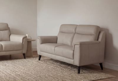 CHAFFEE LEATHER 2 Seater Sofa