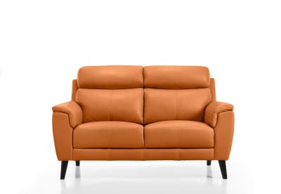 CHAFFEE LEATHER 2 Seater Sofa
