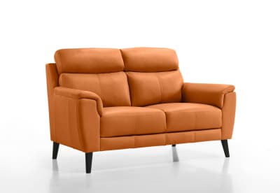 CHAFFEE LEATHER 2 Seater Sofa