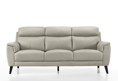 CHAFFEE LEATHER 3 Seater Sofa