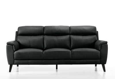 CHAFFEE LEATHER 3 Seater Sofa
