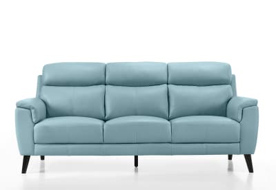 CHAFFEE LEATHER 3 Seater Sofa