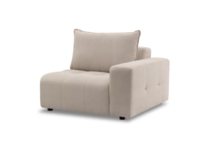 MAGNAR FABRIC Modular Right- Hand Facing Arm Chair