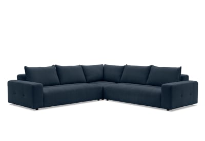 MAGNAR FABRIC 5 Seater Corner Lounge with Ottoman