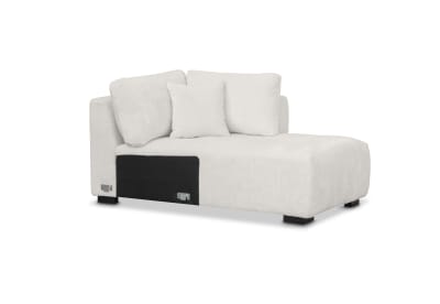 PAMINA FABRIC Modular Right-Hand Facing Long Chaise