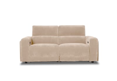 CHICAGO FABRIC 2 Seater with 2 Inbuilt Electric Recliners