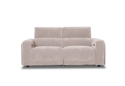 CHICAGO FABRIC 2 Seater with 2 Inbuilt Electric Recliners