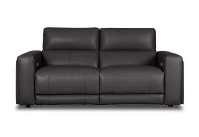 CHICAGO LEATHER 2 Seater with 2 Inbuilt Electric Recliners