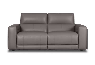 CHICAGO LEATHER 2 Seater with 2 Inbuilt Electric Recliners