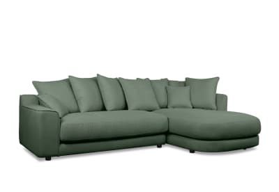 SISLEY FABRIC 3 Seater Lounge with RHF Chaise