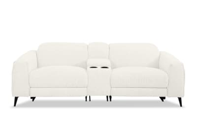 LORENZA FABRIC 2.5 Seater Electric Recliners with Console