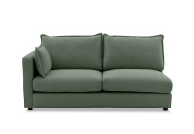 VALERA FABRIC Modular 2 Seater Left Hand Facing Arm Chair