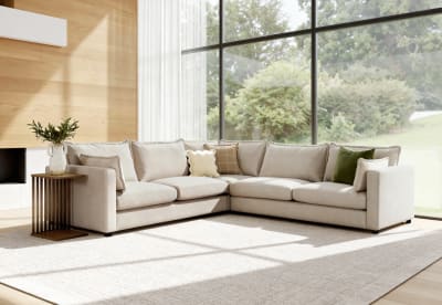 VALERA FABRIC 5 Seater Corner Lounge
