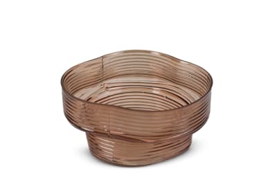 VIRID Irregular Horizontal Stripes Vase with Base