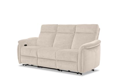 CASAMORE FABRIC 3 Seater with 2 Inbuilt Electric Recliners