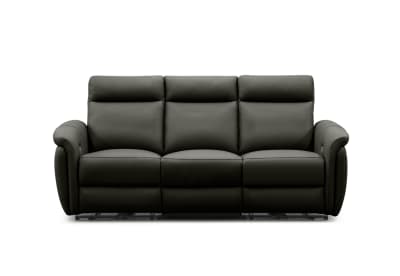 CASAMORE LEATHER 3 Seater with 2 Inbuilt Electric Recliners