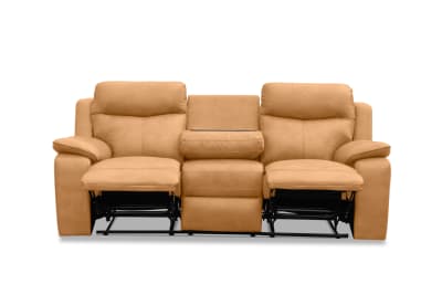 BURLINGTON FABRIC 3S Manual Recliner with Drop Down Table