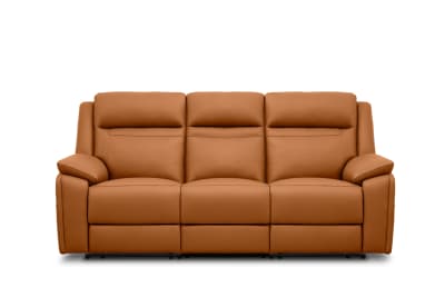 RENATO LEATHER 3S with Electric Recliners and Drop Down Table