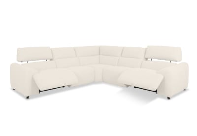 VESSALLI FABRIC 5S Corner Lounge with Electric Recliners