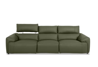 VESSALLI LEATHER 3.5 Seater Electric Recliners